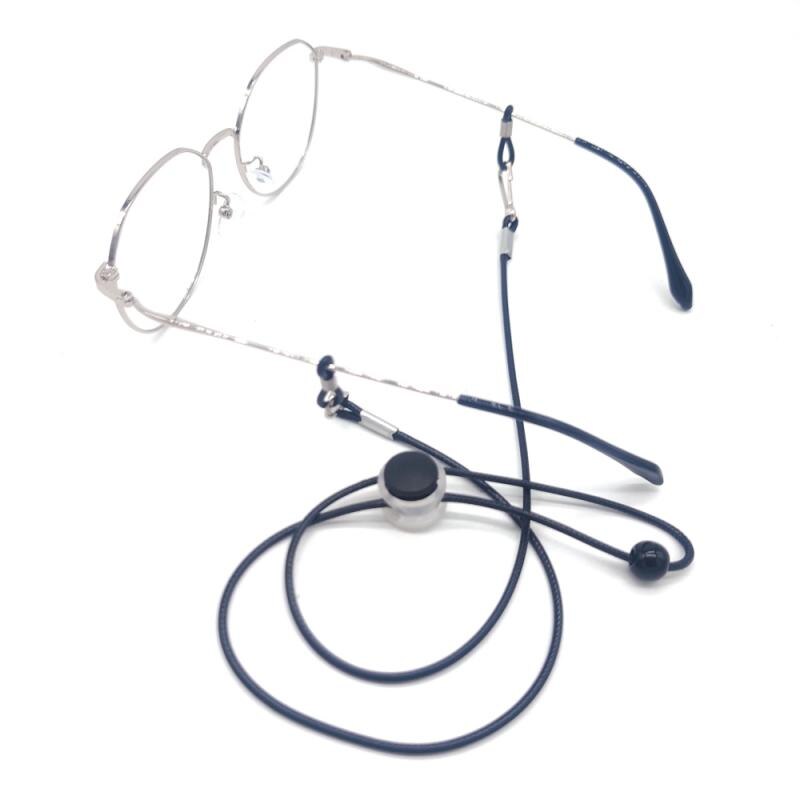 Cuerda ajustable para colgar mascarilla, accesorios para mascarillas, soporte para gafas, cuerda para colgar en la oreja, dos ganchos, manos libres