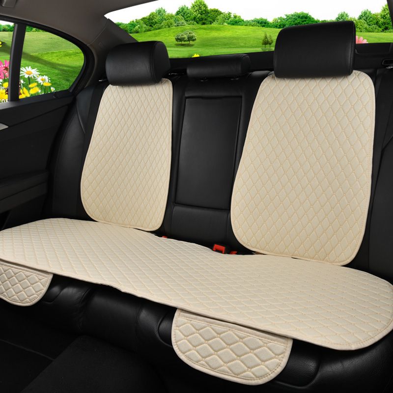 Bilsædebetræk pude bil kæledyrsmåtte ryg med ryglæn sædehynder auto sædebeskytter bil passagerhynde