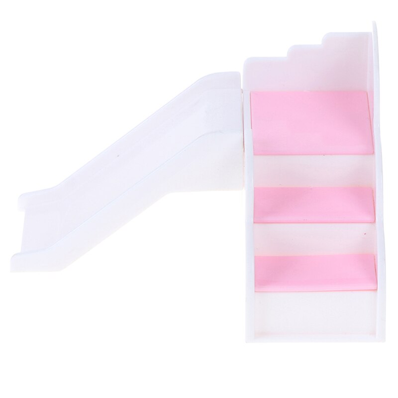 Akcesoria dla lalek zjeżdżalnia park rozrywki dla meble dla lalek przedszkole zjeżdżalnia huśtawka dom zabaw DIY zabawka