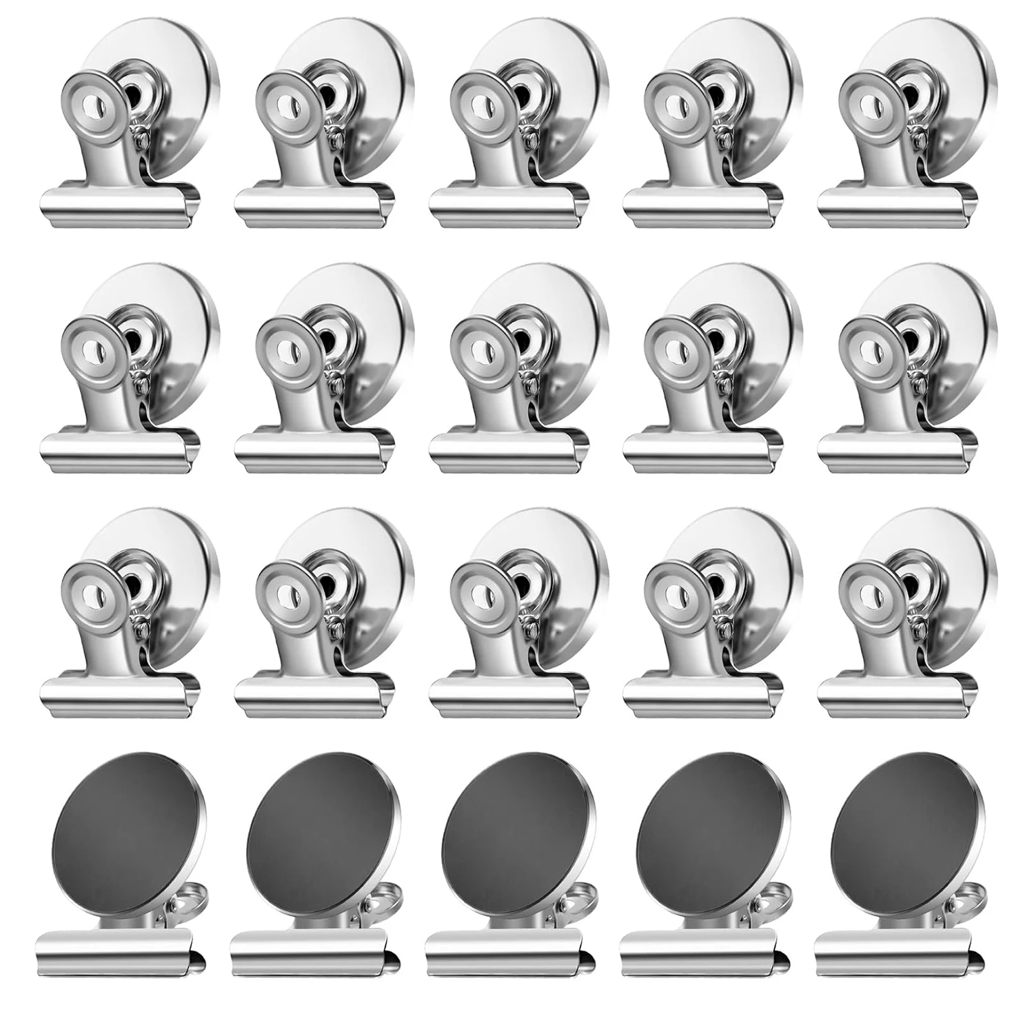 20-50Pcs Fridge Refrigerator Magnets Strong Magnetic Clips for Whiteboard Office Locker Photo Displays Heavy Duty Magnetic Clips: Burgundy