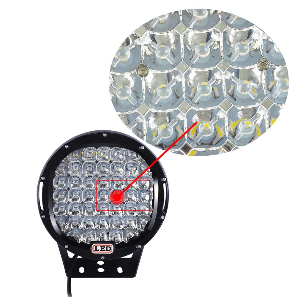 Faros delanteros redondos para coche, focos de 9 pulgadas para camioneta todoterreno, luz LED antiniebla, para Ford JK Jeep Wrangler Chevy 4runner 4x4, 1 Uds.