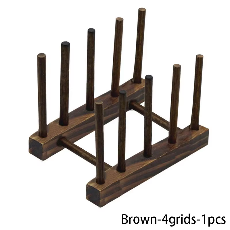 Estante de madera para cocina, cubierta para lavavajillas, escurridor multifuncional, armario de almacenamiento, estante de almacenamiento varios para cocina: Gris oscuro