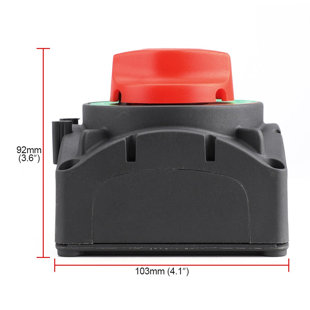 Heavy Duty Dual Battery Selector Disconnect Switch 1-2-Both-Off Battery Switch