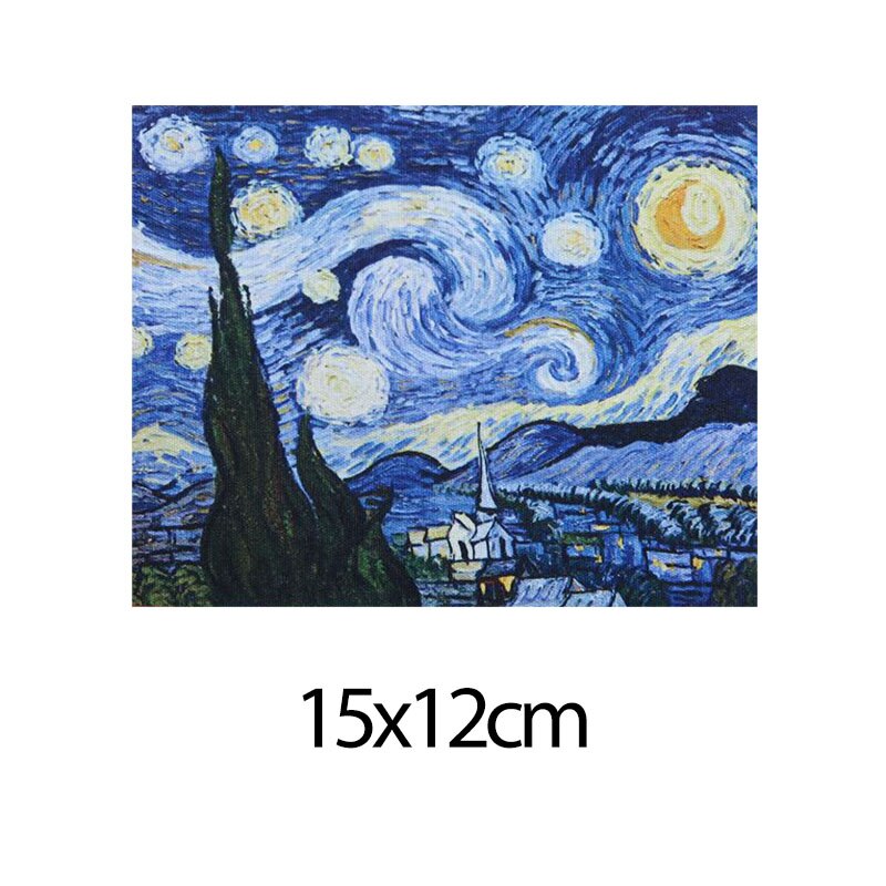 1 peça pintura design 12cm x 12m tecido de algodão retalhos tecidos pano costura diy retalhos mão bordado estofando sacos: FA180005-2