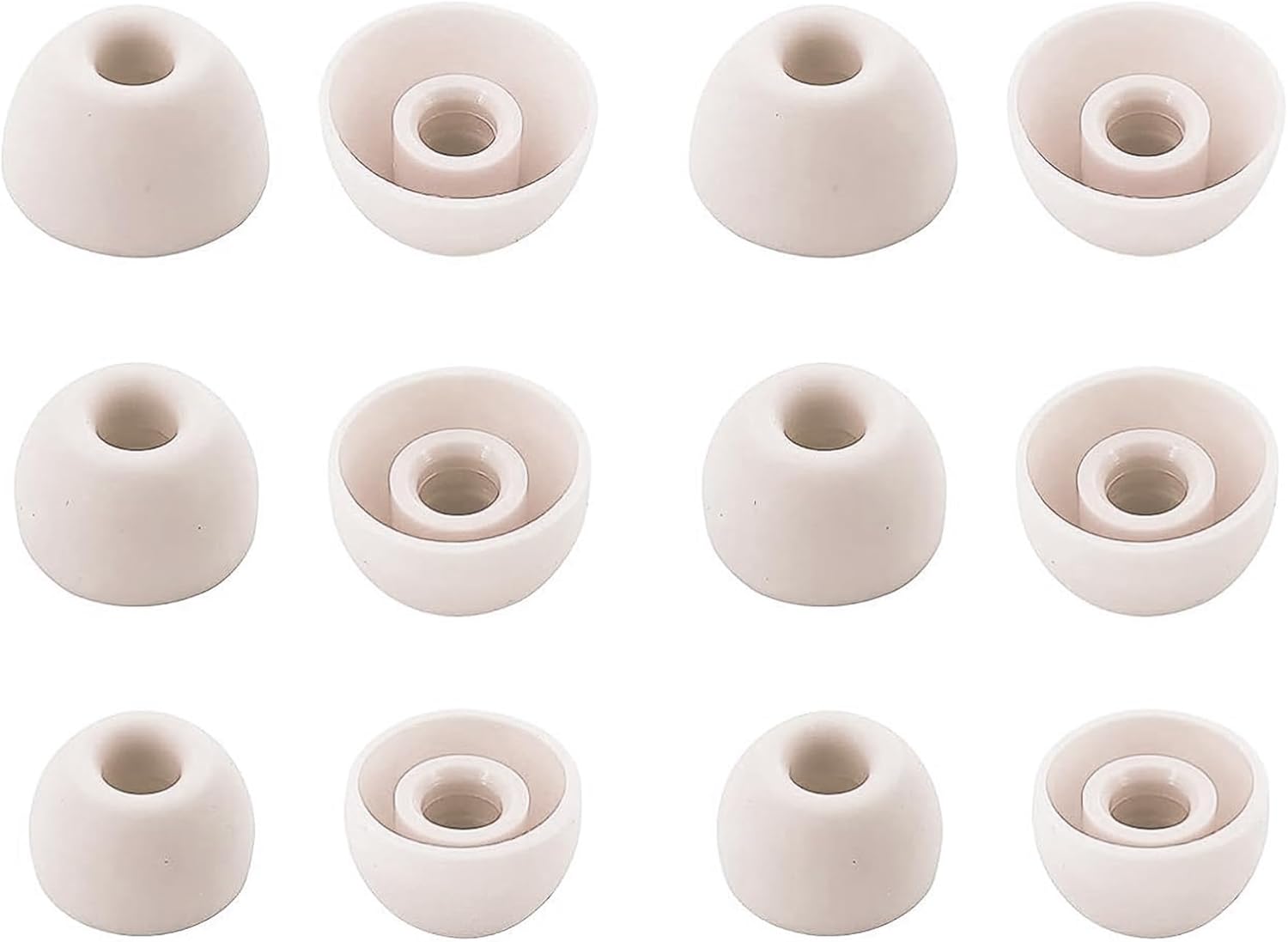 Silikon Ohr stöpsel für schlägt passen Profi Ersatz spitzen für schlägt passen Profi/schlägt Studio Knospen Ohrhörer 6 Paar lms: Weizen