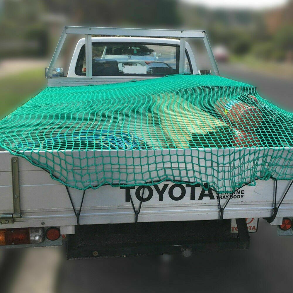 3 Sizes Trailer Net Truck Mesh Cargo Net Strong Heavy Cargo Net Pickup Truck Trailer Dumpster Extend Mesh Cover Roof Luggage Net