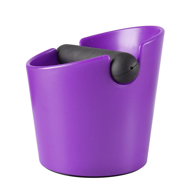 Cubo de basura de plástico para café Espresso, absorbente de golpes, con mango, contenedor para café molido, caja de residuos para moler café: Color style 04