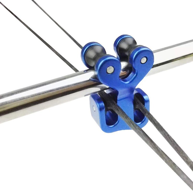 Cable de caza deslizante de aluminio cuerda de aleación Protector y separador para arco compuesto para caza al aire libre