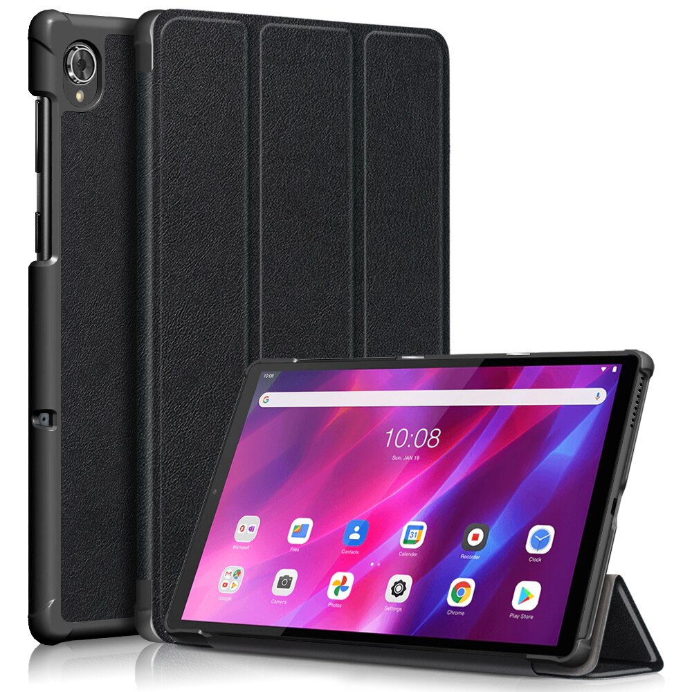Etui til nokia  t20 nettbrett ultra slim stativdeksel: Kst svart