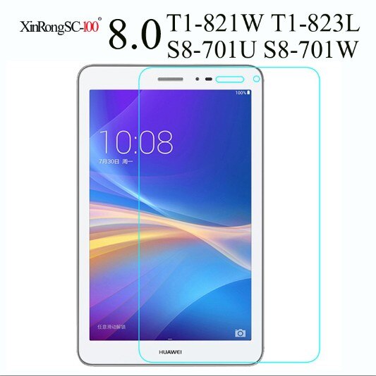 Tempered Glass Screen Protector film for Huawei Mediapad T1 T2 T3 T5 T10 T10S C5 M2 M3 M5 M6 lite 7 8 9.6 10.1 10.8 inch Tablet: 2