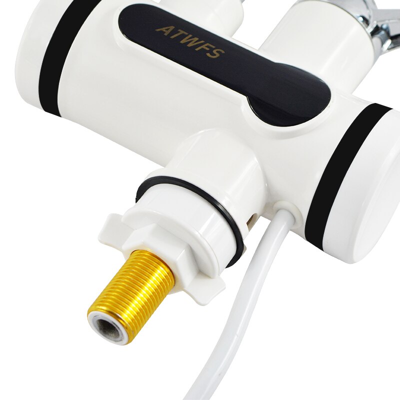 ATWFS Instant Water Heater Faucet Electric 220v Bathroom Shower Heater Anion Shower Head Heating
