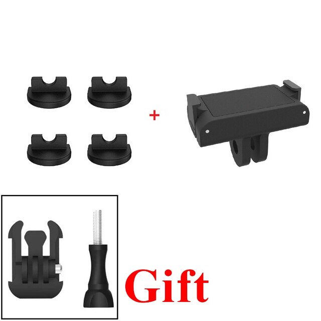 DJI Action 2 Magnetic Adapter Mount 1/4 Interface Mount Bracket Ball Head for DJI Osmo Action 2 Sports Camera Accessories: buckle option 2