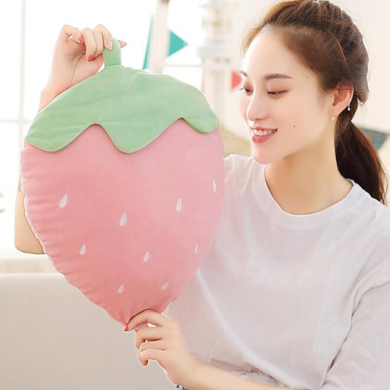 52cm Fruits Plush Plant Toys Pineapple Cartoon Cute Stuffed Doll Banana Carrot Cushion Anti Stress Cushion Pillow Home Decorate