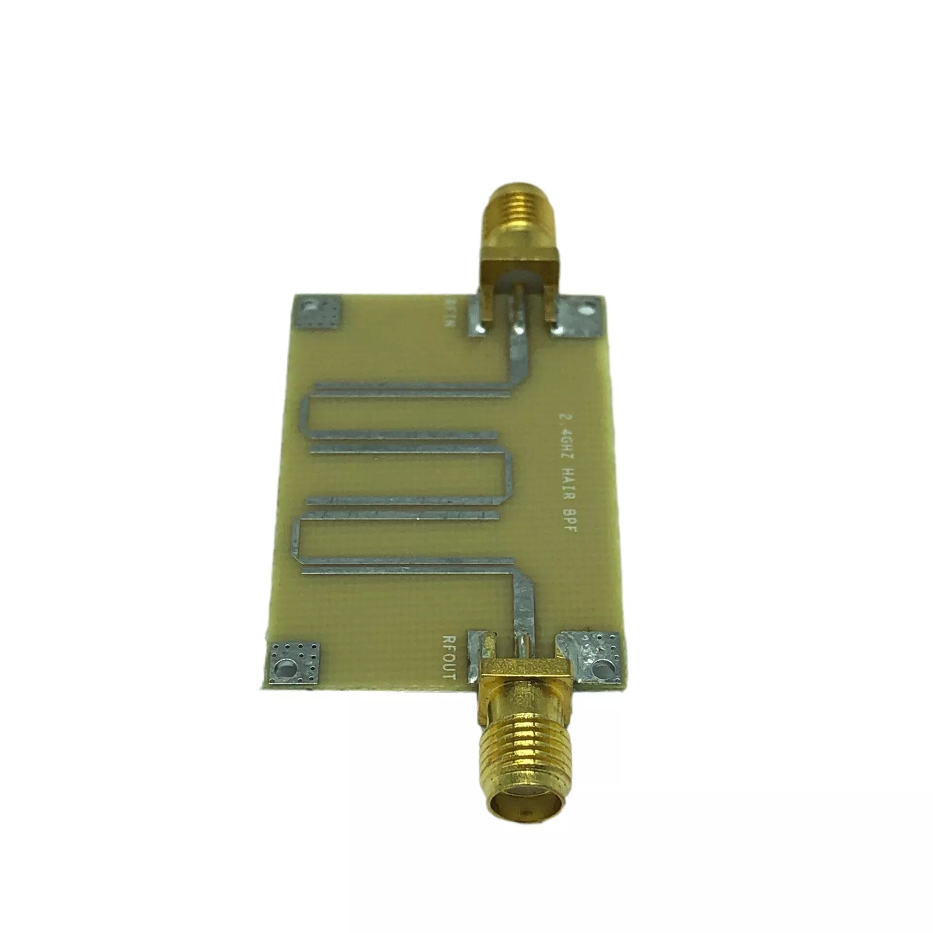 Filtro Bandpass de microtira de cobre de 2,4 GHZ, repuesto de accesorios, práctico filtro