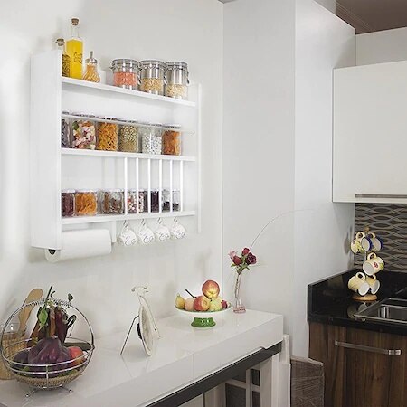 Houten Keuken Rek Terek Spice Set Boter