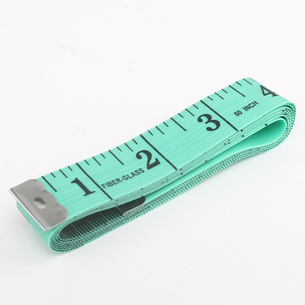 Regla de medición corporal de 150cm/60 ", cinta métrica de costura a medida, medidor de centímetro, cinta métrica de costura suave, Color aleatorio