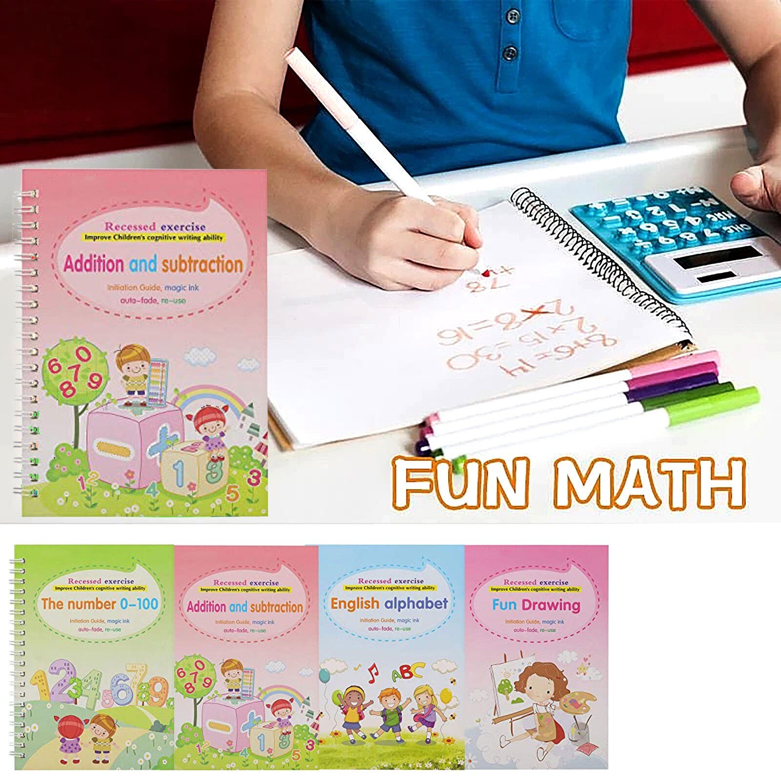 Magic Calligraphy Reused Handwriting 1 Copybook Children Copybook Practice Props For Handwriting Practitioners#p30