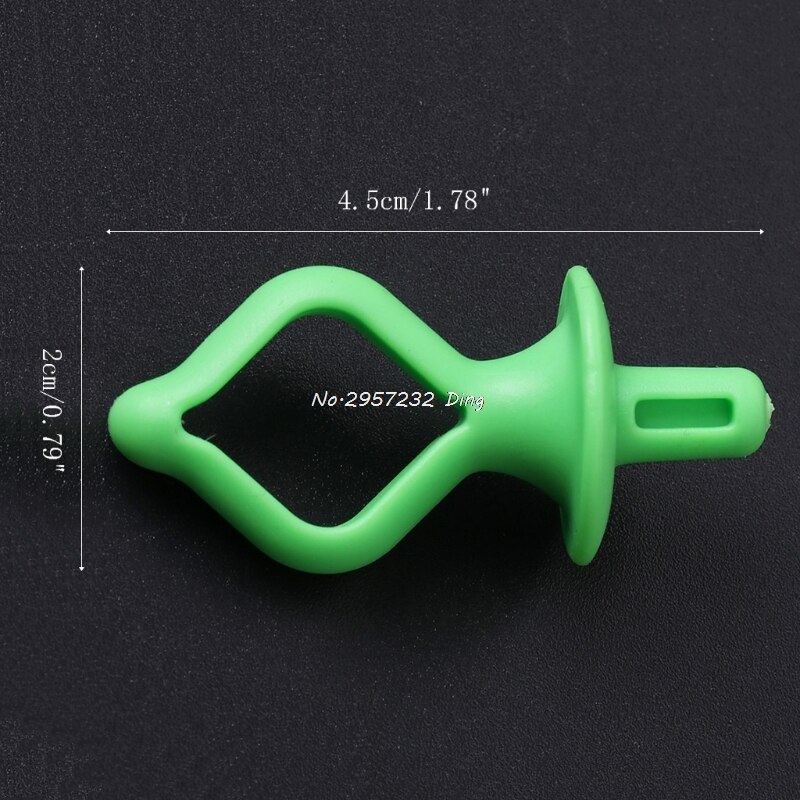 12 stycken blandad färg silikon trådklämmor spolhållare klämmor klämmor verktyg che 8