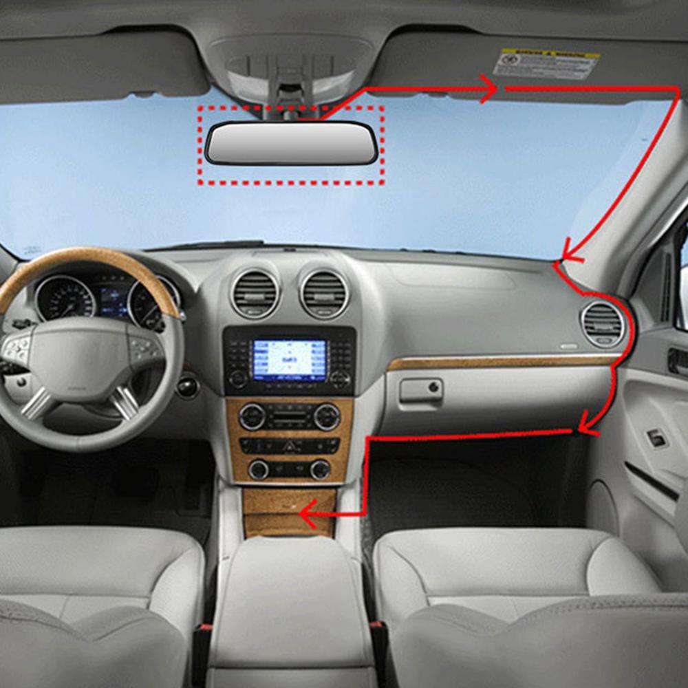 4.3 Inch Car Rearview Mirror Display Car Display Two Inputs Reversing Video Recorder