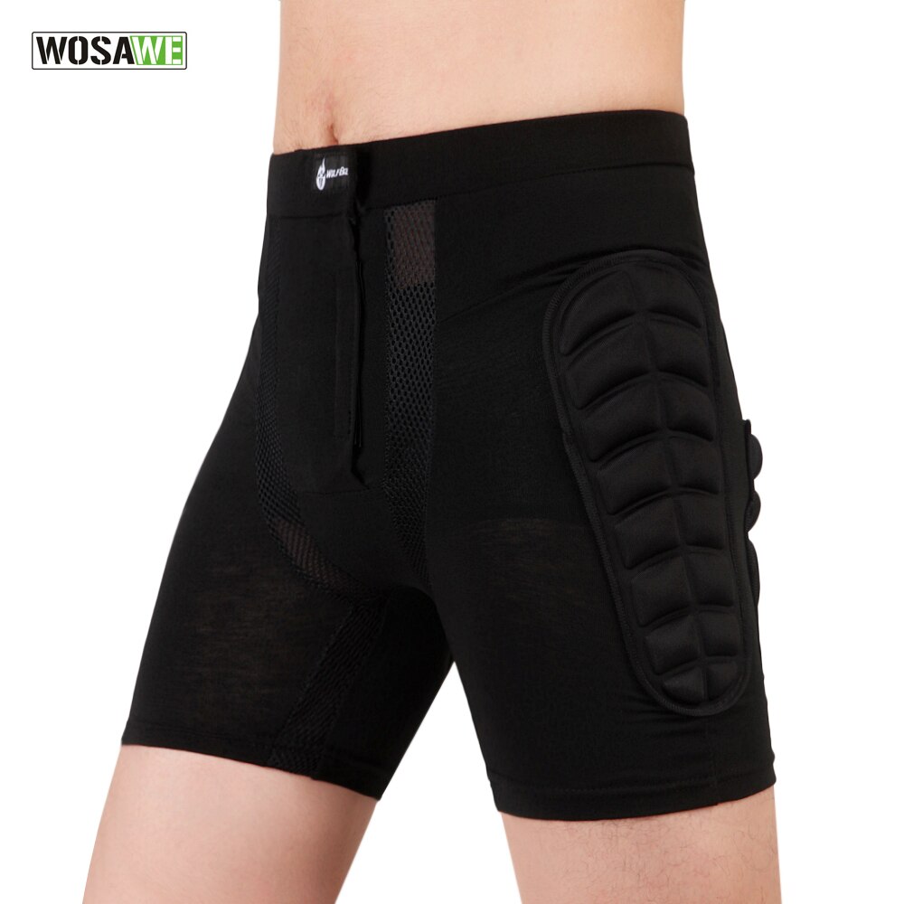 Wolfbike Adult Kids Snowboarding Shorts Roller Hockey Butt Hip Protection MTB Bike Cycling Skateboard Ski Protective Short Pants