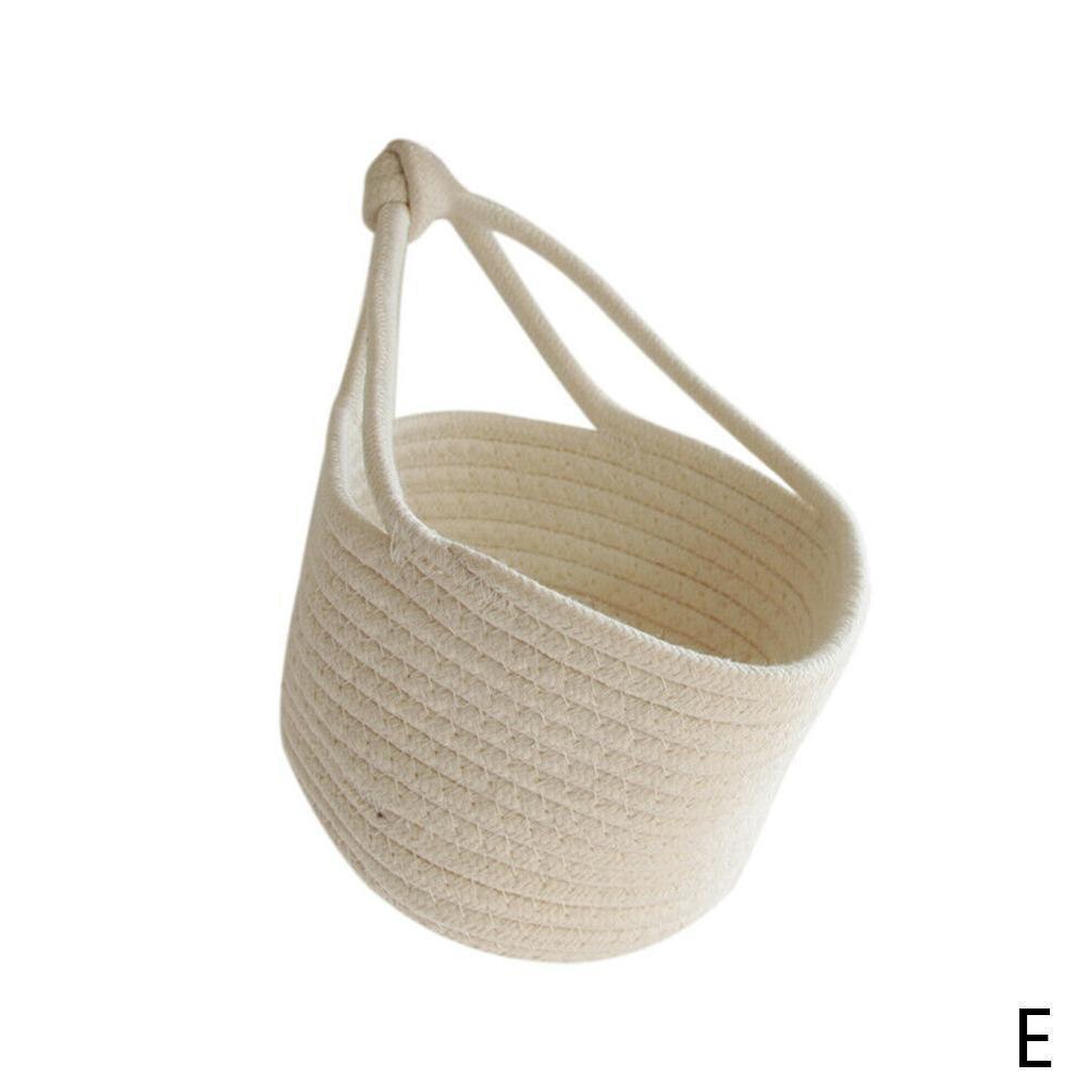 Plantenvlechtwerk wandhanger bloemenmand groot formaat handgemaakte huispot rustieke rotan wilgen vogelmanden bloempot nestdecoratie  b5 w 6: K