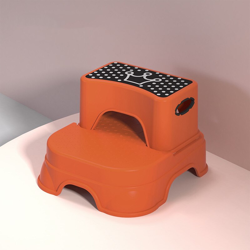 Mloong Kinder Tritthocker Faltbar für Badezimmer Waschbecken, einfach zusammenklappbar, rutschfest, Badezimmerhocker, Toilette, Trainingshocker, verstellbare Kleinkindleiter, Küchenthekenhocker Helfer