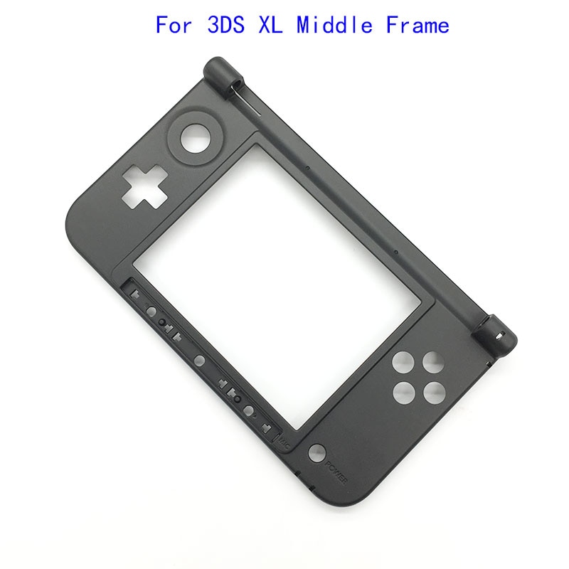 Voor Nintendo 3DS XL Matte Bodem Midden Frame Behuizing Shell Cover Case Vervanging voor 3DS LL Game Console
