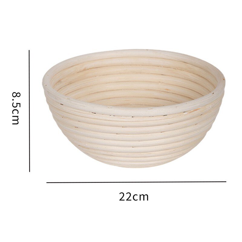 Oval Rattan Bread Proofing Basket Natural Rattan Wicker Woven Dough Fermentation Sourdough Banneton Bread Basket: A4