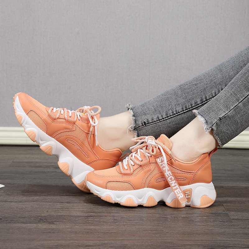 Sommer high-end kvinder sko blød bund luft mesh sko gummi sko kvinder åndbare sneakers dame sko