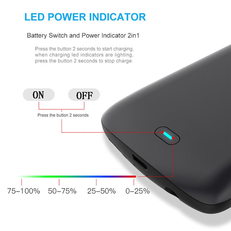 Silm – coque de chargeur de batterie Portable, étui de charge pour batterie externe Samsung Galaxy S8 S9
