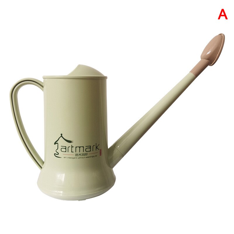 1.8/2L Kunststoff Gießkanne Outdoor Indoor Garten Gießkanne für Wohnkultur Langen Stiel Auslauf jardin 66CY: Green A