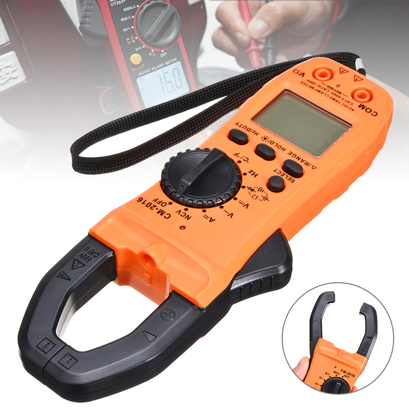 1Set 6000 Counts Digital Clamp Meter Tester AC/DC Auto Range Multimeter True TRMS For Circuit Conducts Electricity Confirming