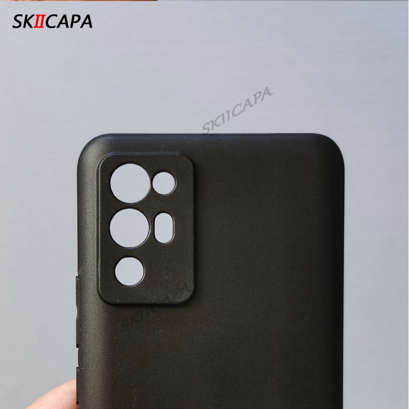 Voor Zte Axon 30 Ultra Zachte Siliconen Ultradunne Matte Phone Case Voor Axon 30 Pro Ultra Camera Lens beschermende Achterkant Zwart