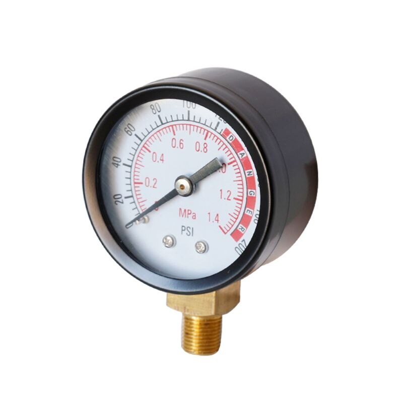 0-200 PSI Pressure Gauge Air Gauge for Air Tank 1/8&quot; NPT Bottom Mount 0-1.4 Mpa