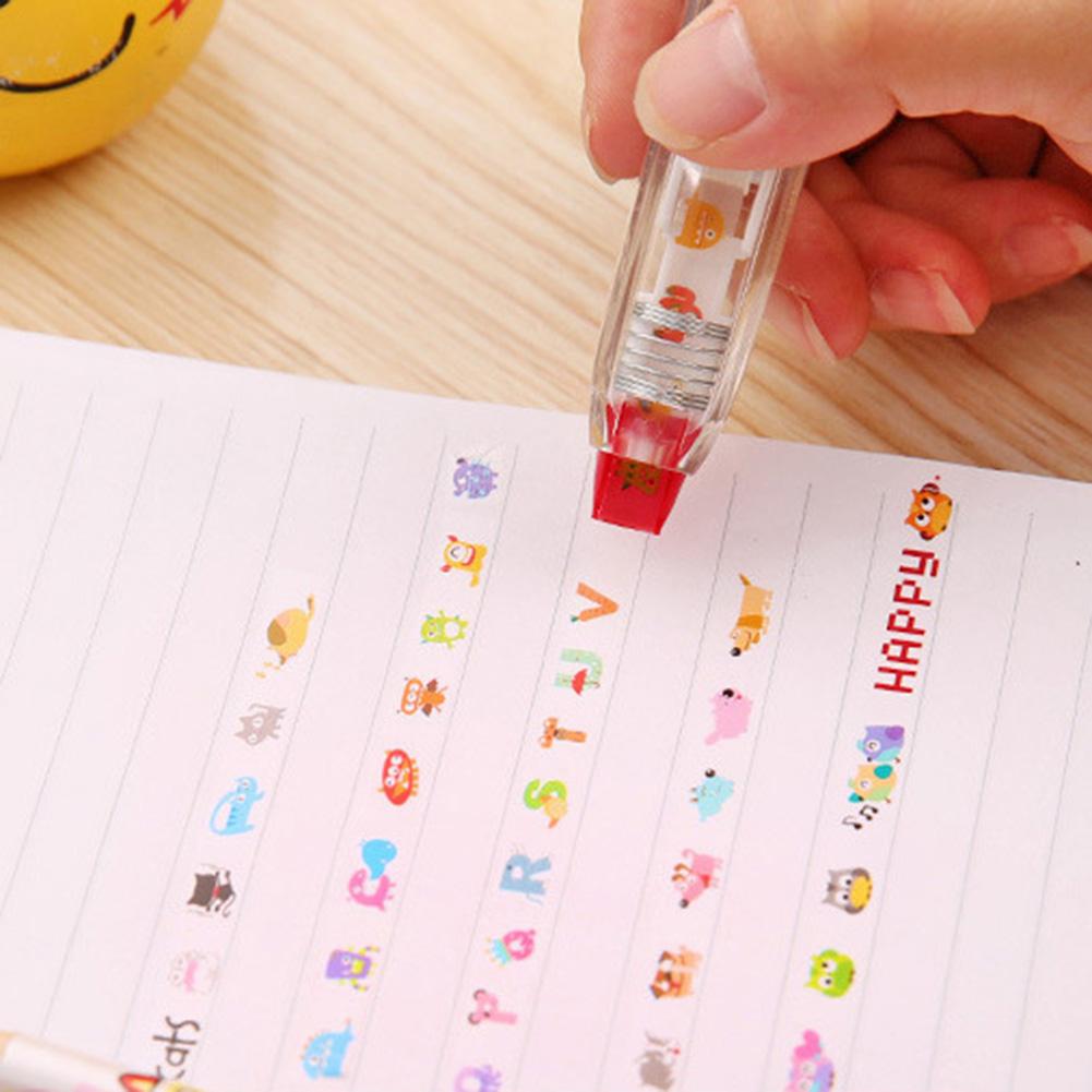 Nette Katze Hund Eule Druck Drücken Korrektur Band Tagebuch Scrapbooking Dekorative Stift
