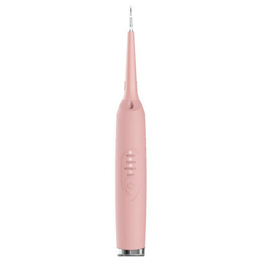 Electric Ultrasonic Dental Scaler Sonic Tooth Calculus Remover Teeth Cleaner Stains Tartar Removal Tool Teeth Health Oral Hygien: Pink