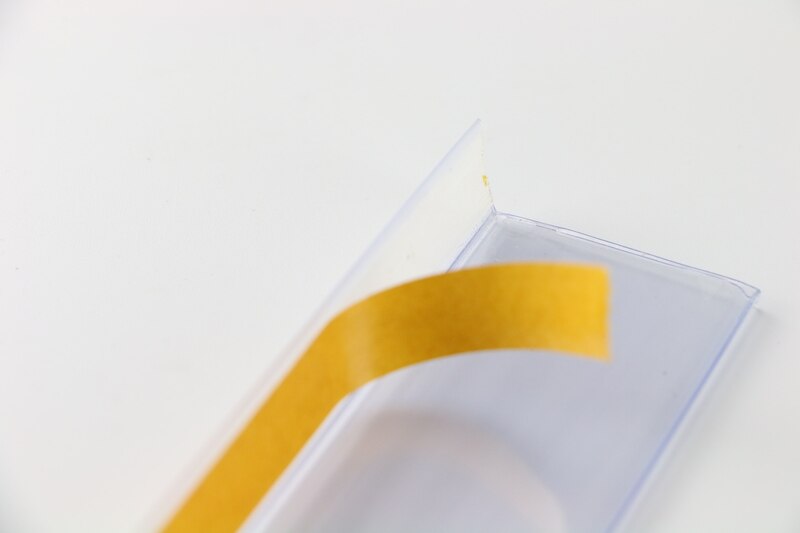 4*10cm L Label Holder Strip Adhesive Sign Clip Shelf Talker Edge Card Cover Pop Advertising Banner Price Tag Display Data Strip