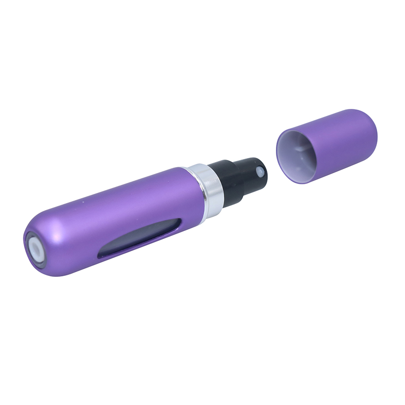 Refillable Mini Perfume Spray Bottle Aluminum Spray Nebulizer Portable Travel Cosmetic Container 5ml Perfume Bottle