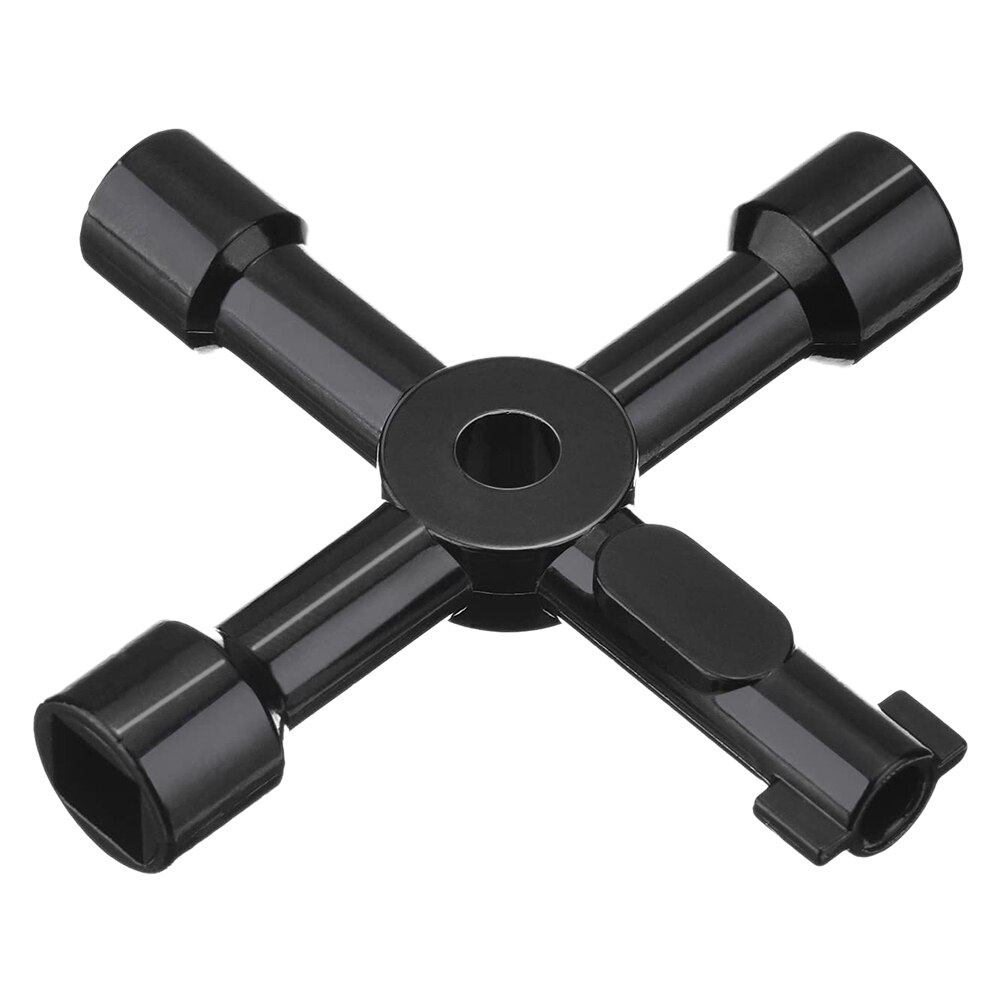 2 Pack 4-Way Multi-Functional Utilities Key for Electric Water Gas Meter Box Cupboard Cabinet Opening Key