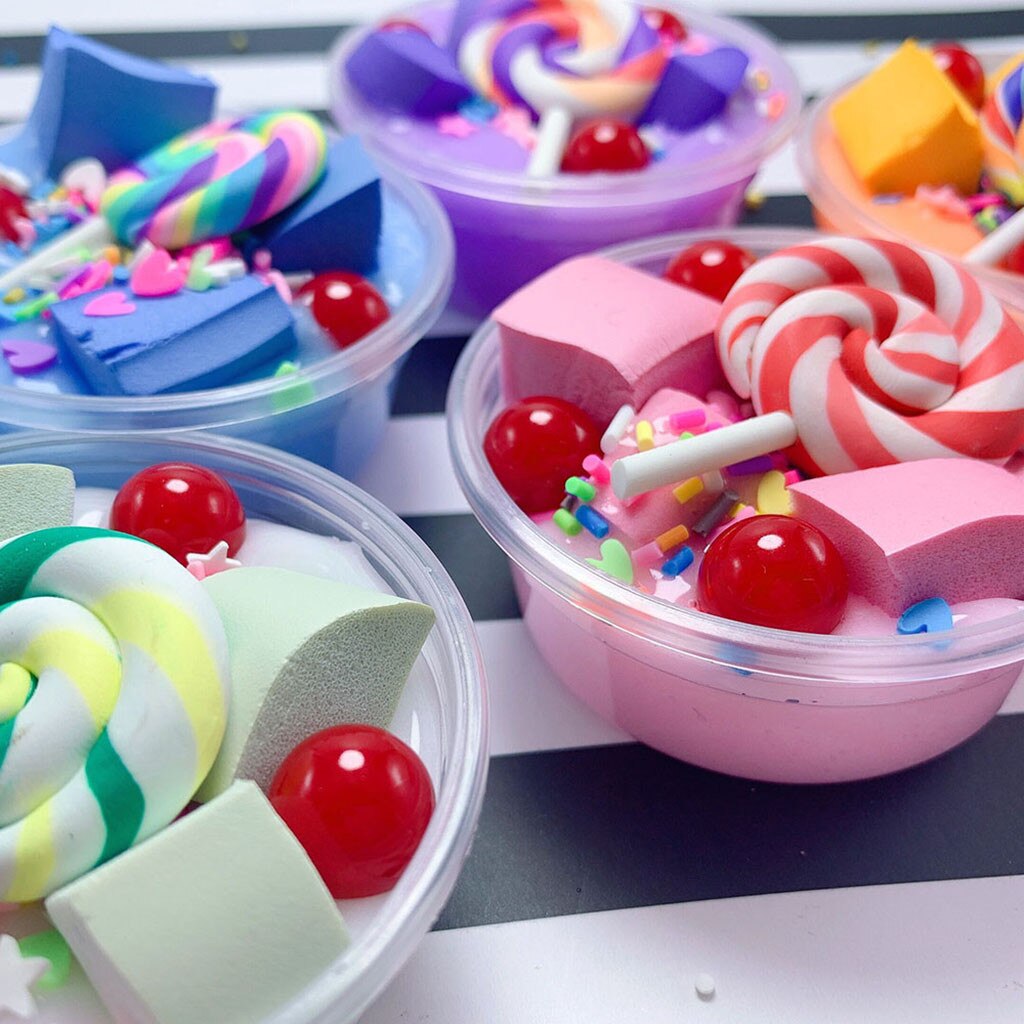 Nette Lutscher Butter DIY Schleim Spielzeug betonen Linderung freundlicher Lustige Spielzeug ÜSpund freundlicher Kreative Fähigkeit детские игрушки