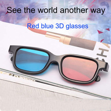 Hd Virtual Reality Bril 3D Bril Rood Blauw Lens Virtual Reality Voor Video Movie Games Anaglyph Plastic Stijl 3D bril