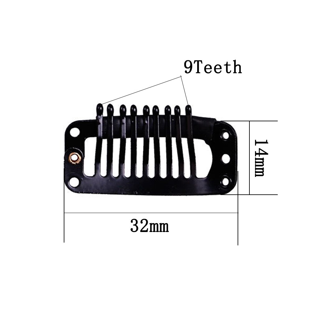 SBYURE 500 PCS U Shape Clear Plastic Alligator Clips