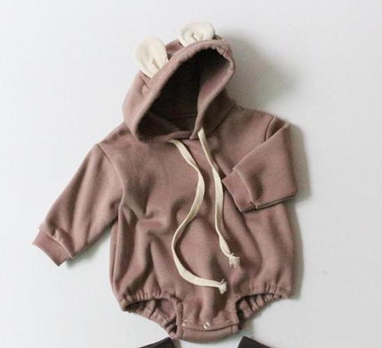 Baby Kleding Lange Mouw Baby Bodysuit Herten Stijl Baby Jongens Jumpsuits Peuter Jongen Kleding: 454354purple / 6m