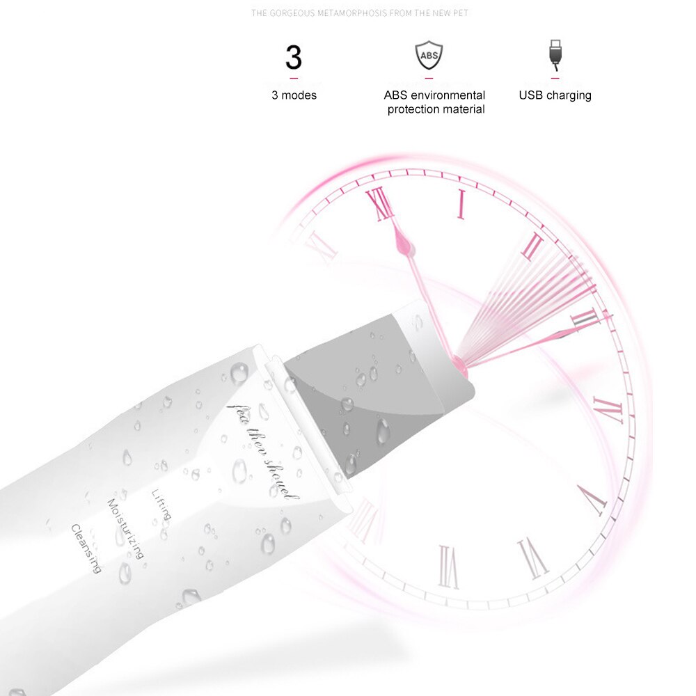 Facial Massage Skin Scrubber Deep Face Cleaning Machine Peeling Shovel Facial Pore Cleaner Face Skin Scrubber Lift Machine