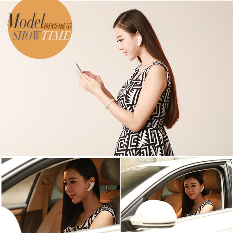 Joway  h02 draadloze handsfree bluetooth-headset met ruisonderdrukking, zakelijke bluetooth-oortelefoon, draadloos voor een mobiele telefoon