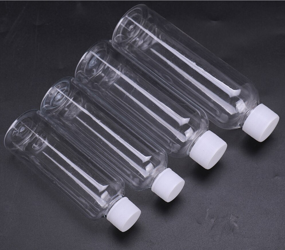 Frascos portáteis de viagem 50x5ml-100ml, tampa com parafuso de plástico vazio, cosméticos, loção, shampoo, amostra líquida, frascos dispensadores
