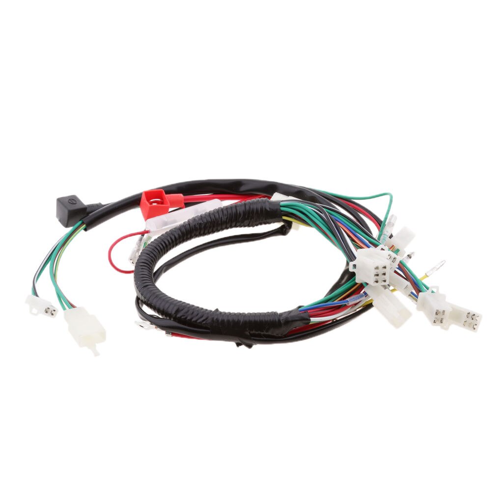 Electric Start Engine CDI Wire Harness Assembly Wiring Set ATV Electric Quad 50CC 70CC 90CC 110CC