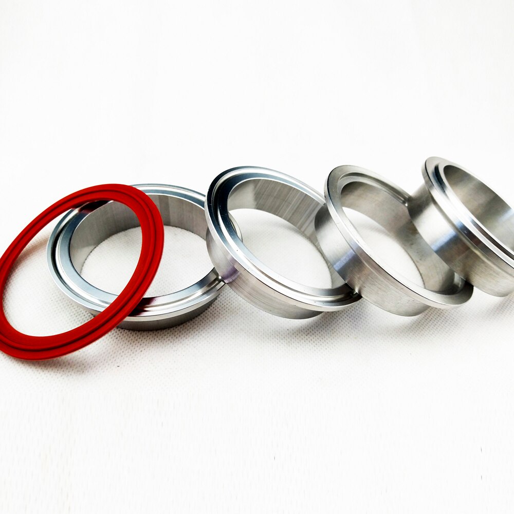 1.5-4.0 tum aluminium fläns bil avgasrör v band klämma o ring tätning legering v band fläns endast fläns