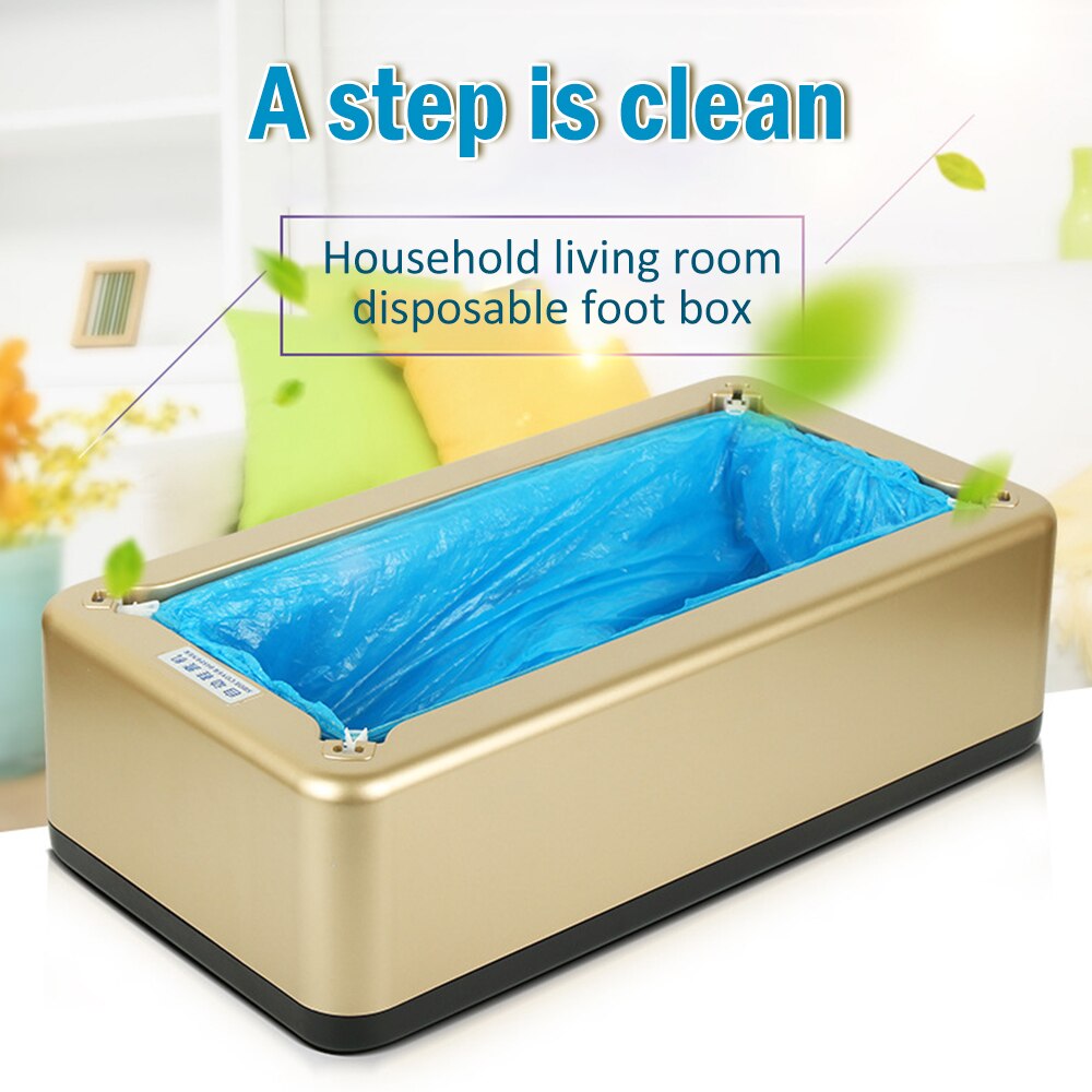 Dispensador automático de cubiertas de zapatos, máquina de cubiertas de zapatos, dispositivo de película de zapatos de una sola vez, juego de pies nuevos para el hogar, oficina, laboratorio, Hospital