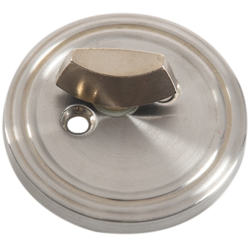 Home Door Locking Security Single Cylinder Deadbolt Lock Silver Tone